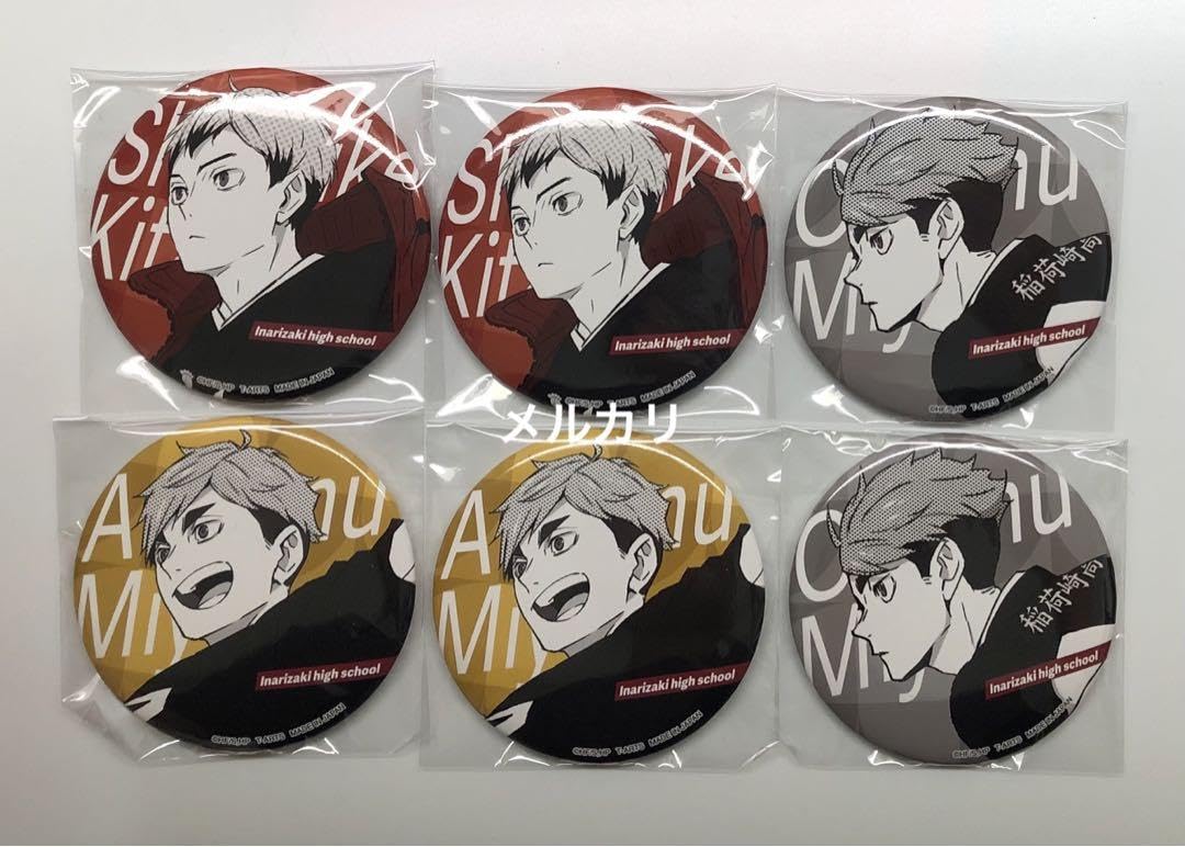 ハイキュー 宮侑 宮治 缶バッジ カラパレ